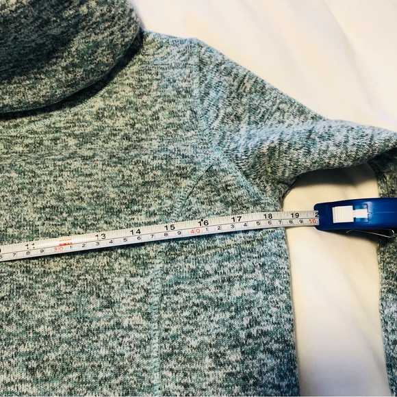 Mountain Warehouse Size 4 Idris Womens Cowl Neck Green Heather Fleece - Picture 8 of 14